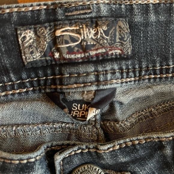 Women’s Silver Suki Surplus. Size W31/L32 - Picture 8 of 9